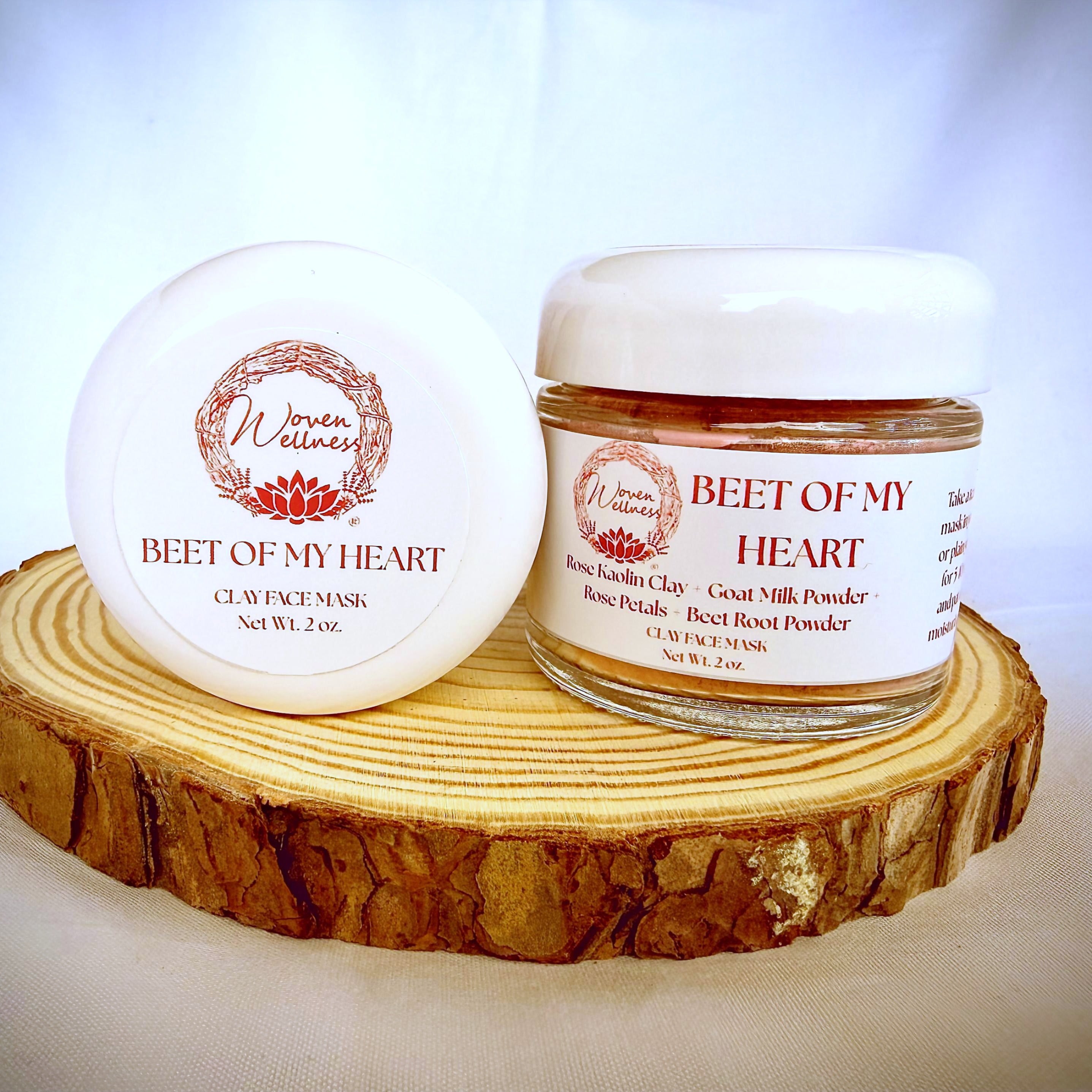 Beet of my Heart Face Mask
